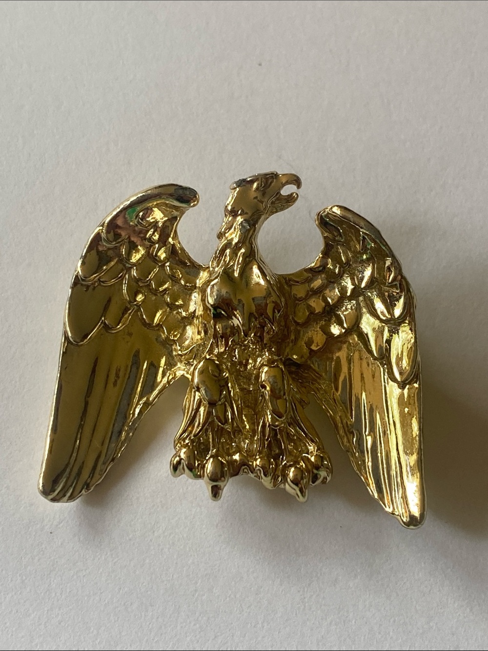 Vintage Gold Eagle Brooch